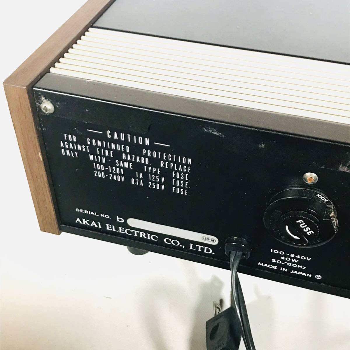 AKAI ステレオカセットデッキ アカイ 赤井電機 GXC-710D ジャンク品 動作確認済み SUPER 赤井 CASSETTE STEREO A&amp;D DECK カセットデッキ GX-Z5000 GXC