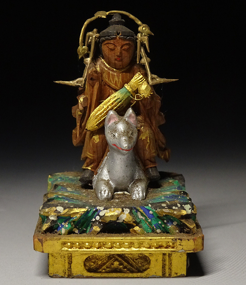 仏像 厨子 荼枳尼天 T1052 荼枳尼 i2o⁄8-003⁄6-