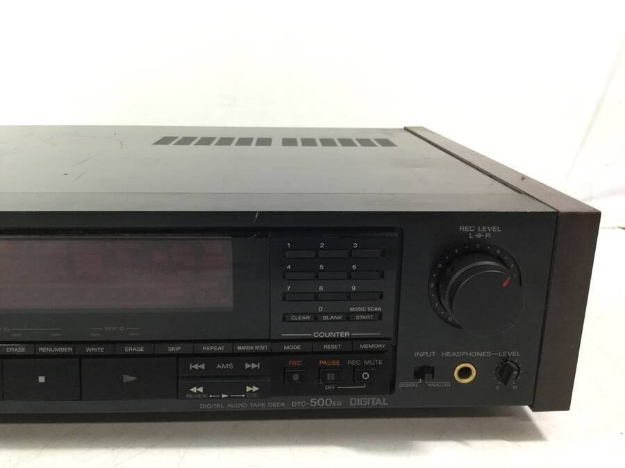 希少 美品 SONY DTC-500ES ソニー DAT 通電確認済】 SONY ソニー DTC