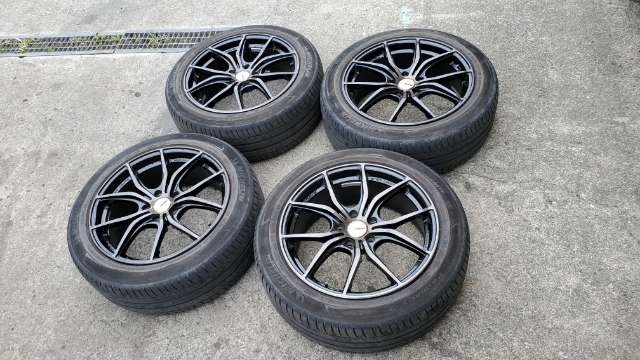 RAYS レイズ グラムライツ 57FXX 18インチ 7.5J +50 PCD 114.3 5H 4本