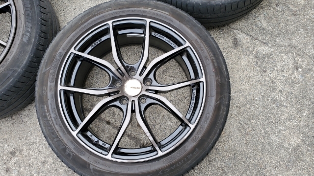 ◇中古RAYSグラムライツ GL-57FXZ 18インチ 5H/114.3 4本 中古ホイール 4本