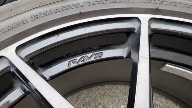 RAYS レイズ グラムライツ 57FXX 18インチ 7.5J +50 PCD 114.3 5H 4本
