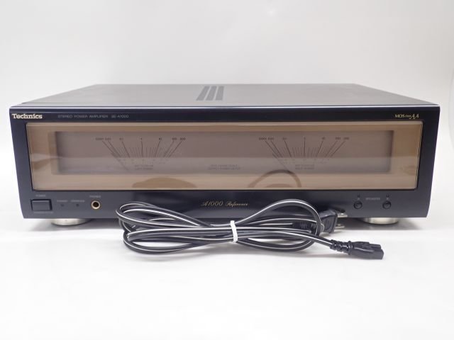 【全国無料，定番人気】 Technics テクニクス SE-A1000 ステレオパワーアンプ 電源ケーブル付き &para; 66EFA-5(テクニクス)｜売買されたオークション情報、yahooの商品情報をアーカイブ公開 - オークファン テクニクス