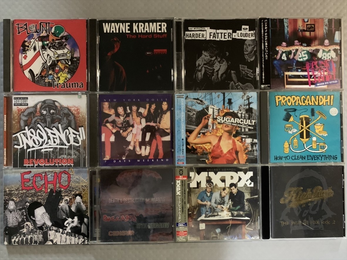 CDまとめ売り(12)　ロック&ポップス、ブラック/ソウル他 パンク、ハードコア、メロコア、エモ系 CD まとめて48枚セット [DK117