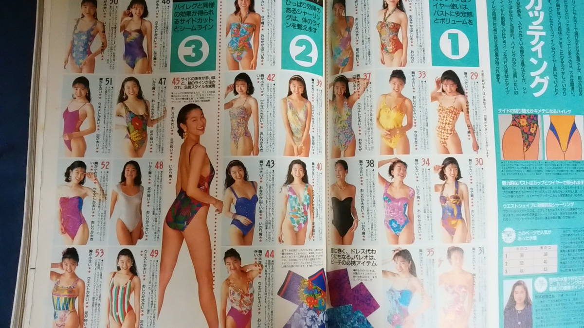 JJ ヴィヴィ - ViVi 水着大図鑑 1992年7月号 水着 田中 170のハワイ