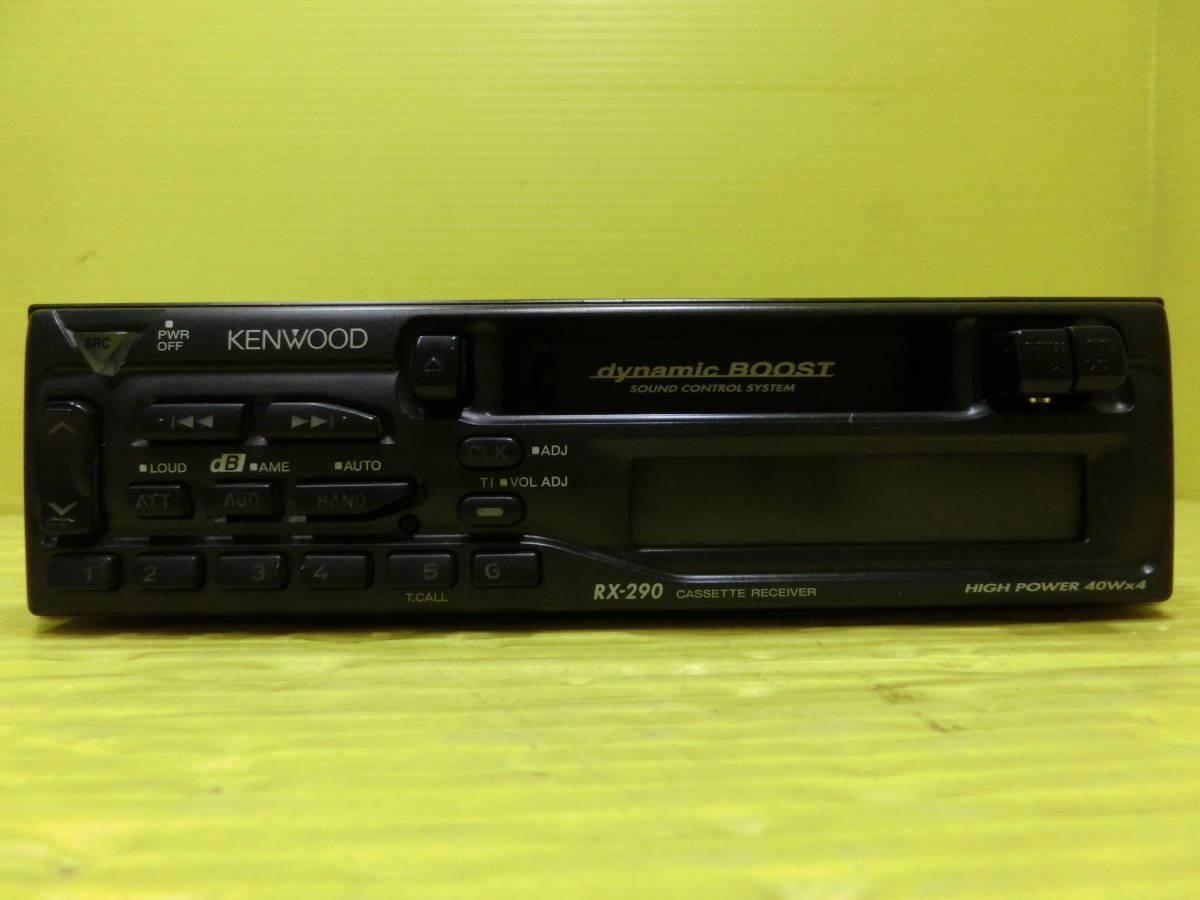 極上美品 KENWOOD 当時物 カセットデッキ RX-290 長期保管品 動作確認