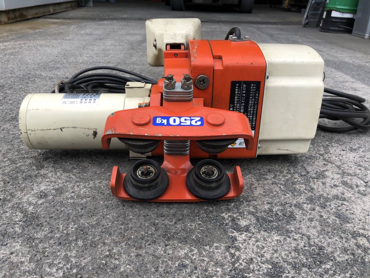 動作確認済 動画あります KITO キトー ED24S 電動ウインチ 電気 