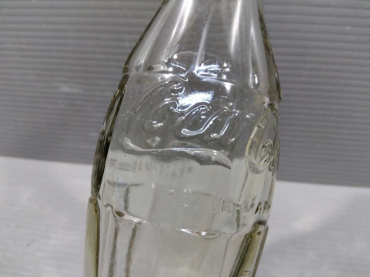 希少 レア 透明瓶 空き瓶 気泡あり コカコーラ ガラス 硝子 ビン 蔵出 