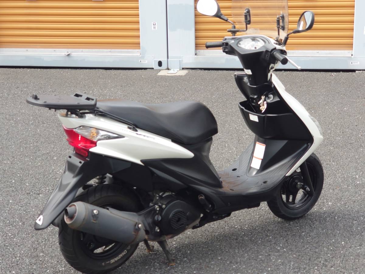 スズキ アドレスV125S CF4MA 実働車 4スト125ccFI アラーム付 フロント 