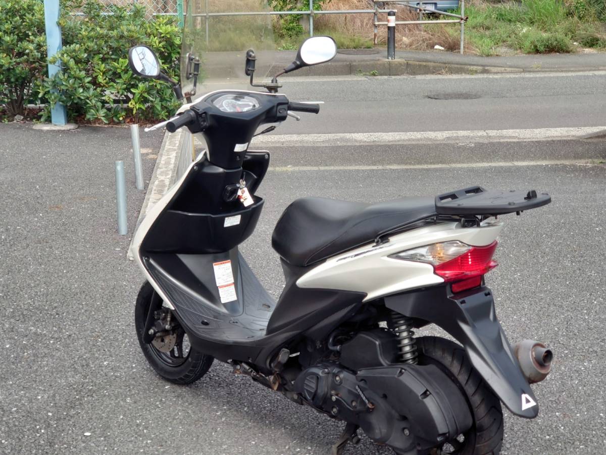 スズキ アドレスV125S CF4MA 実働車 4スト125ccFI アラーム付 フロント 