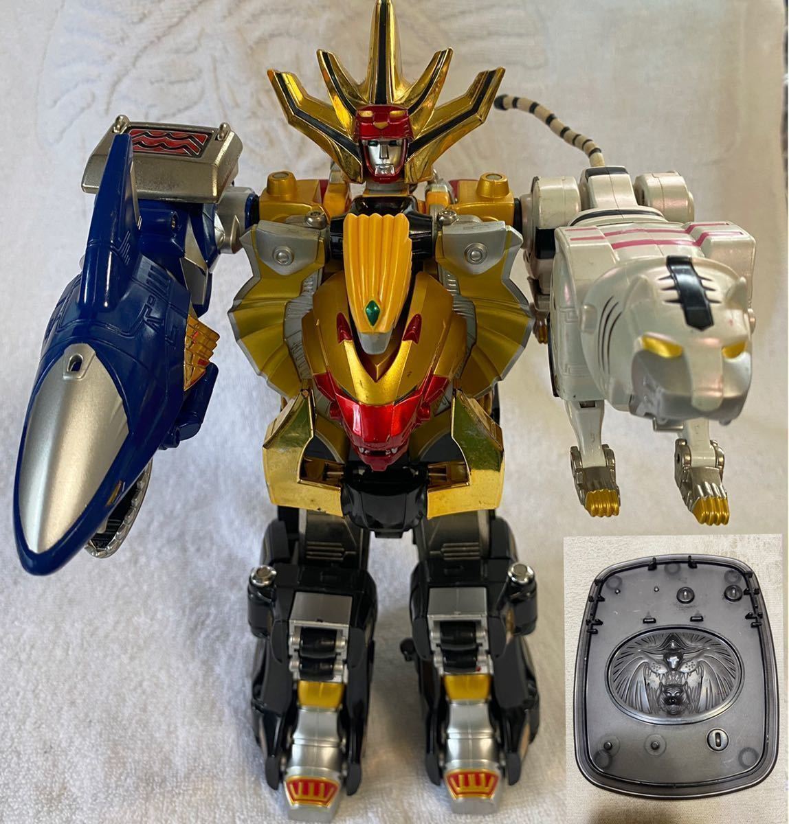 送料無料】百獣戦隊ガオレンジャー DXガオキング 超合金 ディスプレイ 