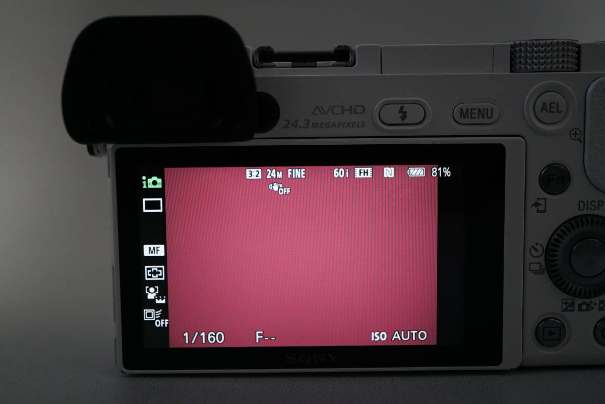 天体撮影 フルスペクトル改造 SONY α6000 ホワイトミラーレス 一眼 