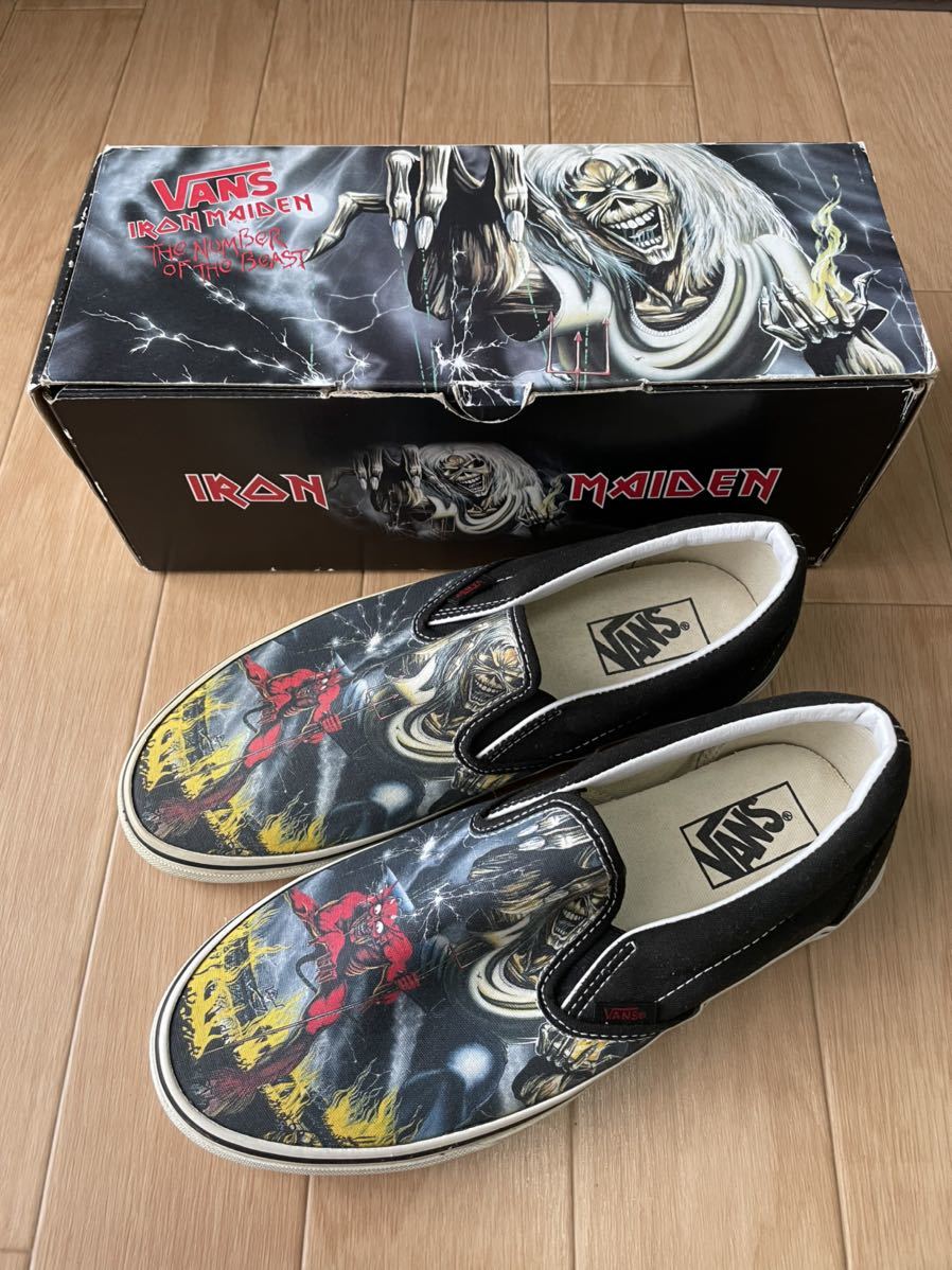 激安大特価，最新作 26.5cm US8.5 バンズ アイアンメイデン ザ ナンバー オブ ザ ビースト 30th スリップオン VANS X IRON MAIDEN NUMBER OF THE BEAST(26.5cm)｜売買されたオークション情報、yahooの商品情報をアーカイブ公開 - オ 26.5cm