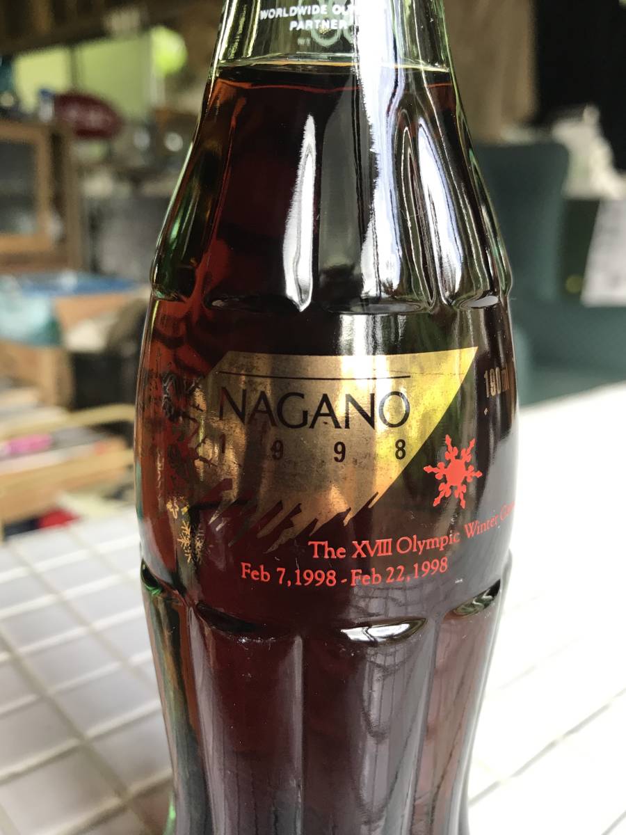 NAGANO 1998 オリンピック ガラスボトル｜彫刻・オブジェ