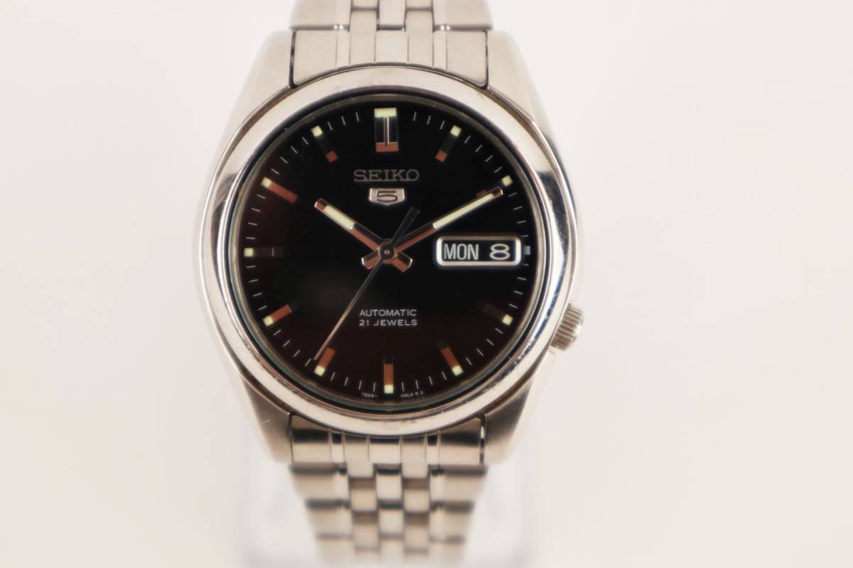 7S26-01V0 0 SEIKO セイコー5 自動巻き seiko5 自動巻 公式通販 7s26 
