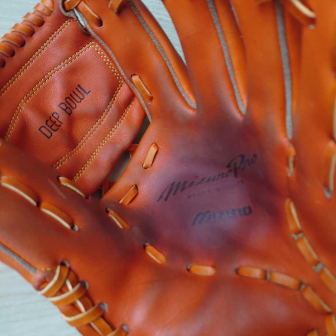 ミズノ ミズノプロ 限定 ビッグM 篠塚モデル 軟式2塁手用 グラブ袋付