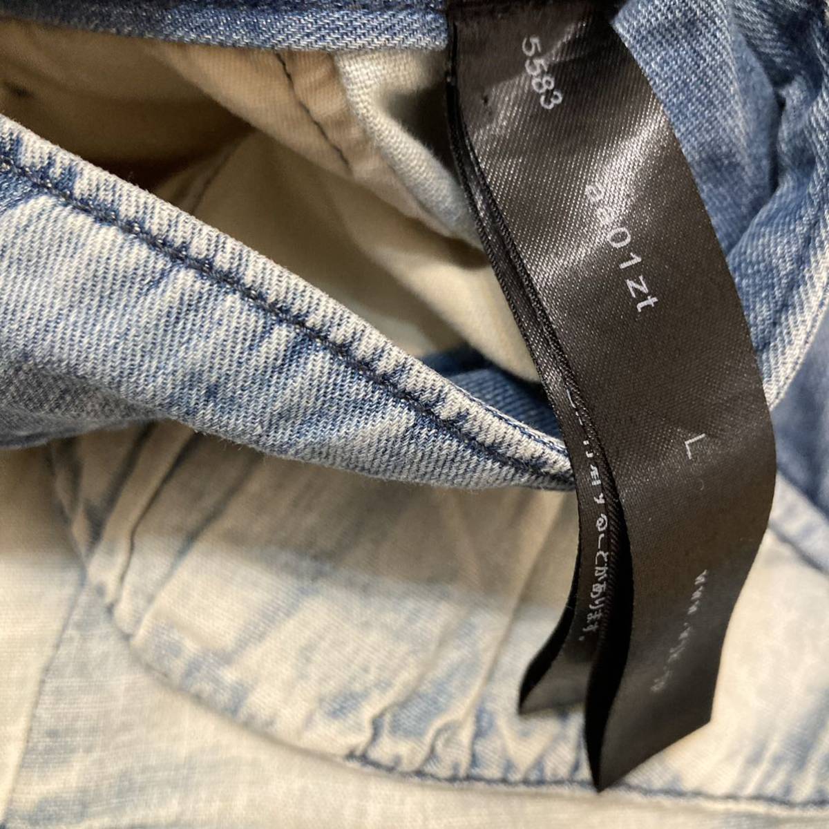| パッチワークデニム Size:S REHERSALL パッチワークデニムパンツ パターンver – (アンリアレイジ) 中古・古着通販ANREALAGE 公式通販 0 アンリアレイジ A n'OrLABELパッチワークデニムパンツ』 パッチワーク ブルー