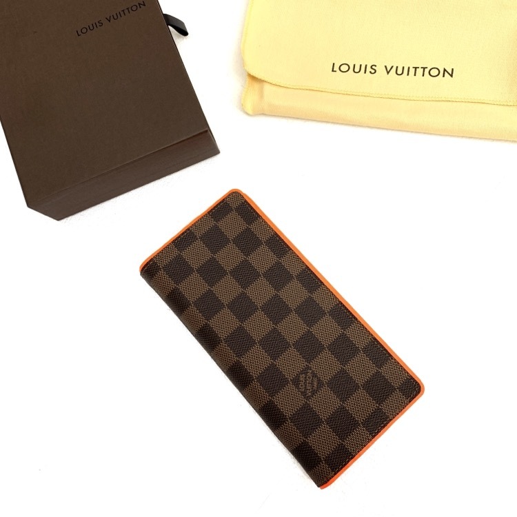 LOUIS ポルトフォイユ ルイヴィトン ダミエ ブラザ VUITTON 