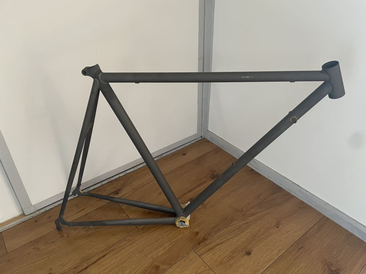 クロモリフレーム クラシック 無塗装 素地 Lサイズ ノーブランド