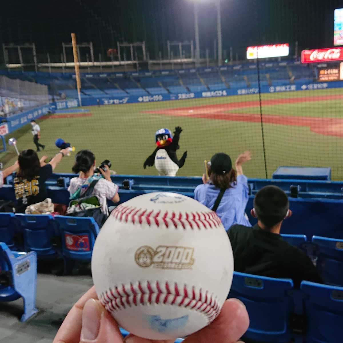 つば九郎 2000試合出場達成試合 実使用球 東京ヤクルトスワローズ 公式