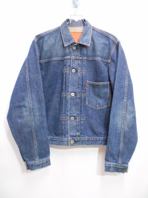  70 送80サ 0816&D22 LEVI'S リーバイス 71506 デニムジャケット ジージャン 大戦モデル 1st ビッグE 刻印J02 赤耳 日本製 サイズ40 品(ジージャン)｜売買されたオークション情報、yahooの商品情報 男性用