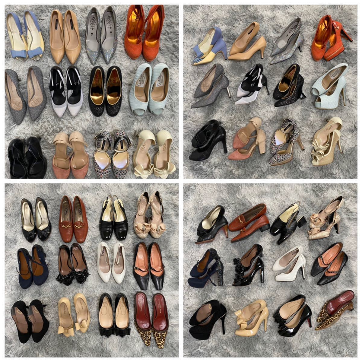 パンプス系 まとめ売り 118点 レディースシューズ ハイヒール 
