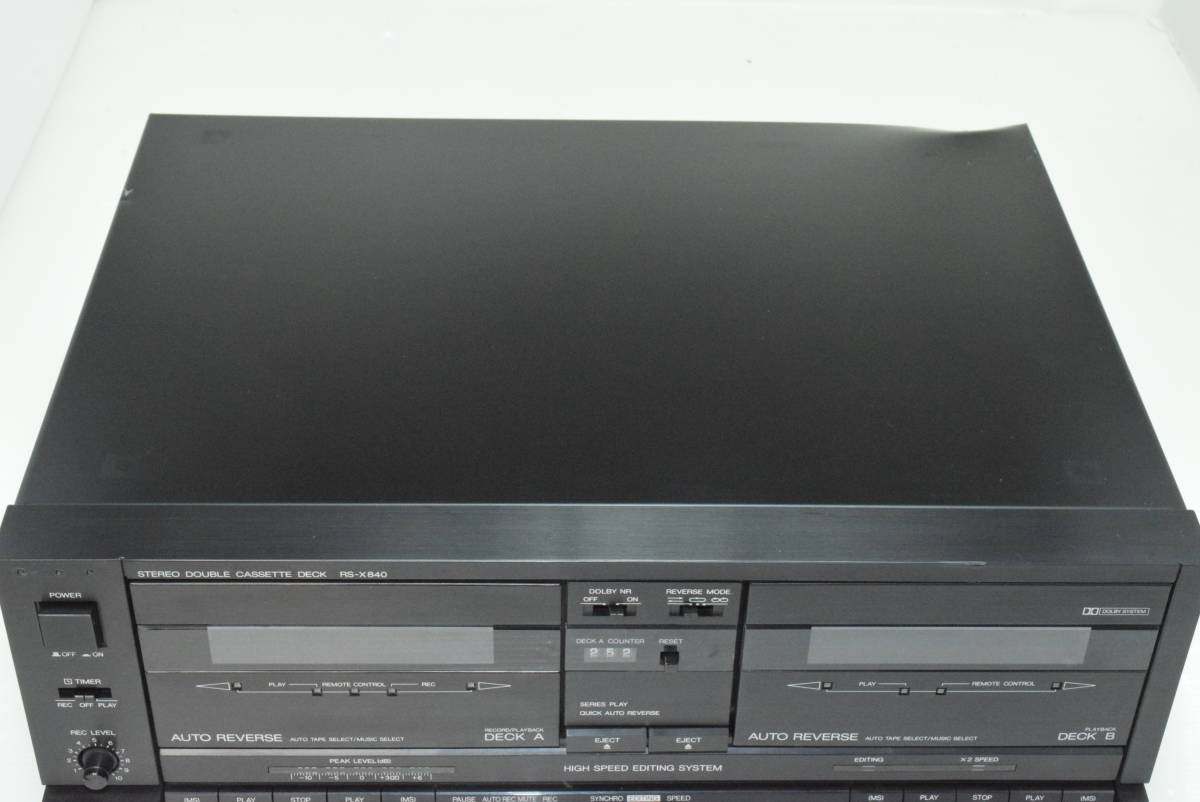 Technics／テクニクス　システムコンポ　アンプSU-X840 ※ジャンク Technics／テクニクス システムコンポ アンプSU-X840 ※ジャンク