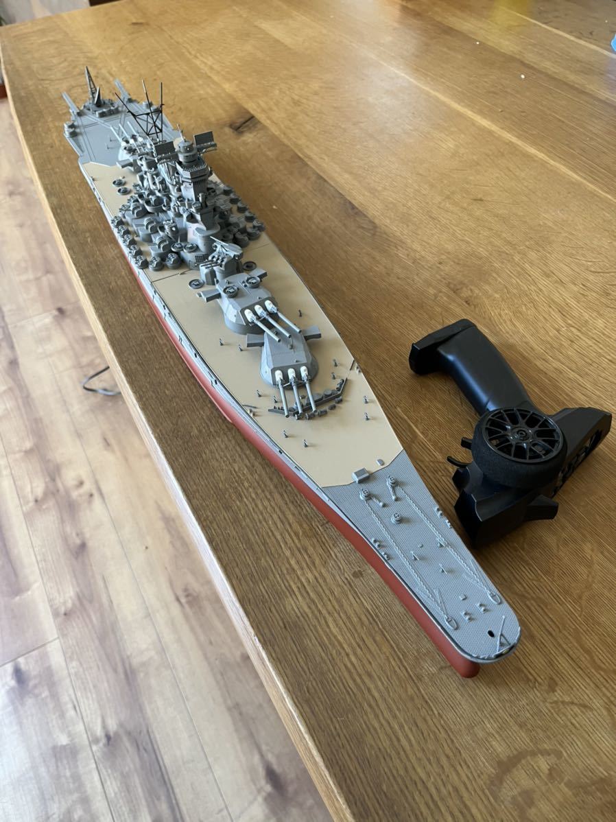 戦艦大和ラジコン ラジコン 主砲可動 戦艦大和を作ってみた。I tried