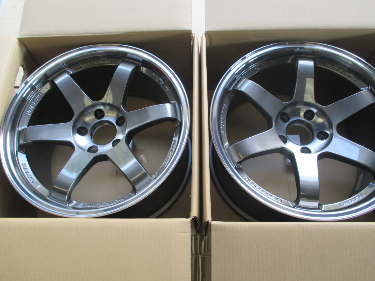 □在庫品 RAYS TE37 SL 18×9.5J +22 5-114.3 PG 2