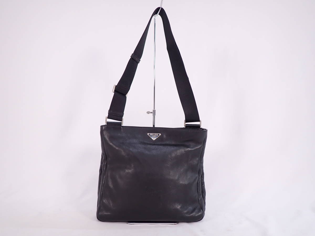 PRADA プラダ ショルダーバッグ レザー ブランド品
