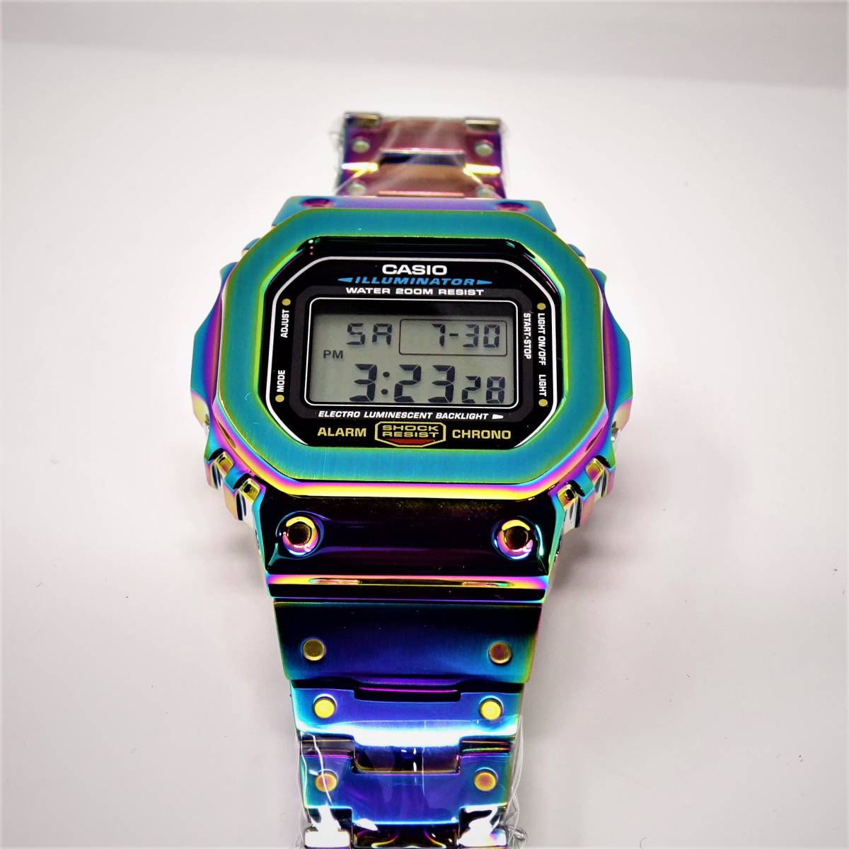 未使用・新品・GショックカスタムDW5600本体付きフルメタルステンレス 