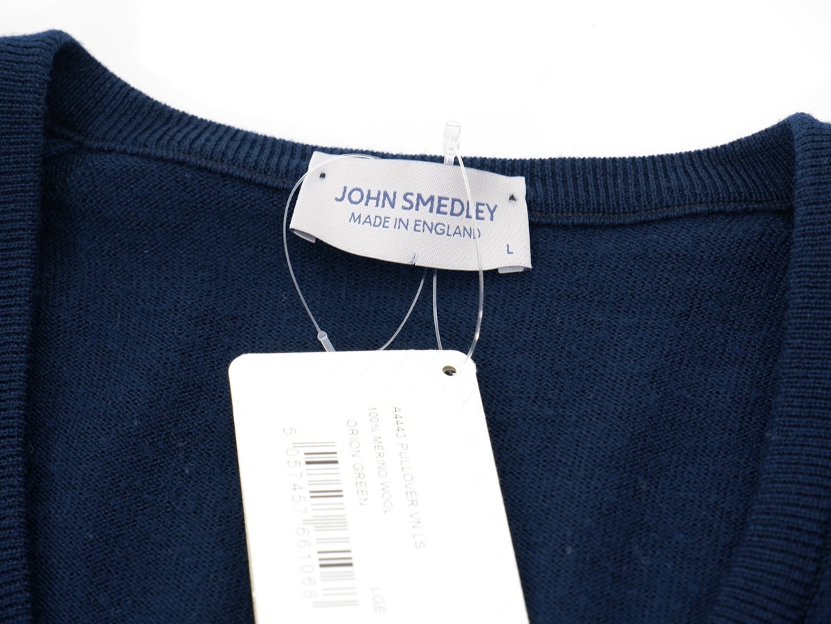 ジョンスメドレーJOHN SMEDLEY 2021AW日本限定A4443メンズ24G長袖V 