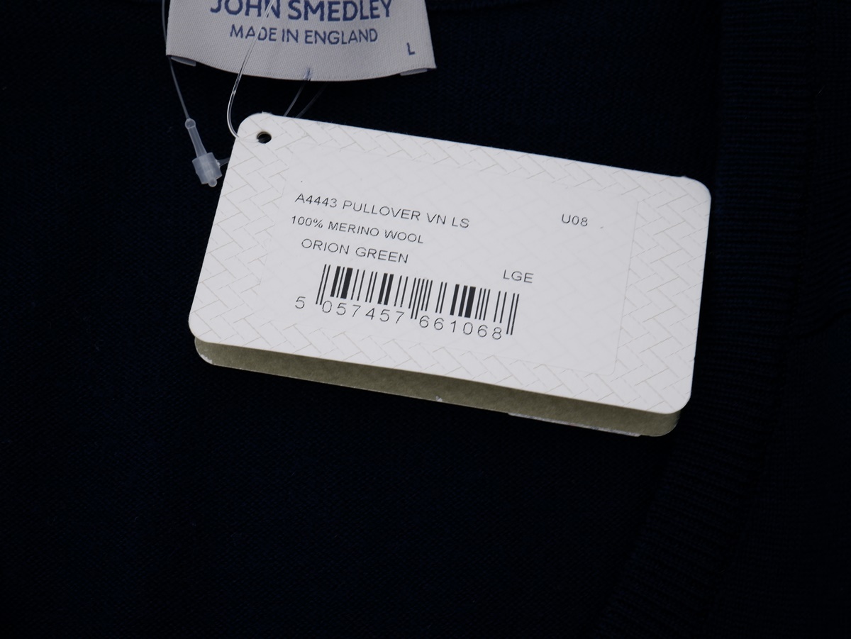 ジョンスメドレーJOHN SMEDLEY 2021AW日本限定A4443メンズ24G長袖V 