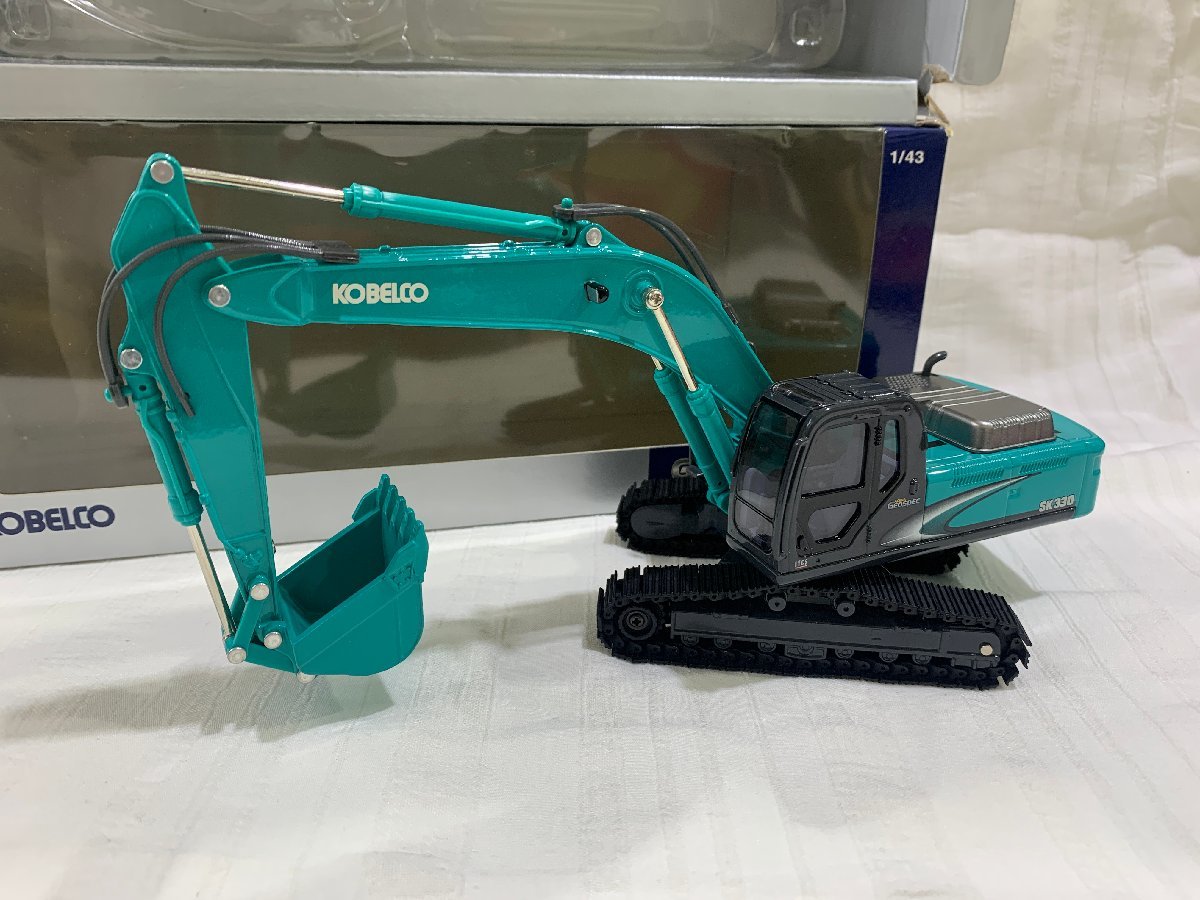 220805 ☆used品☆ コベルコ建機 sk330 ラバークローラー 1/43 kobelco 