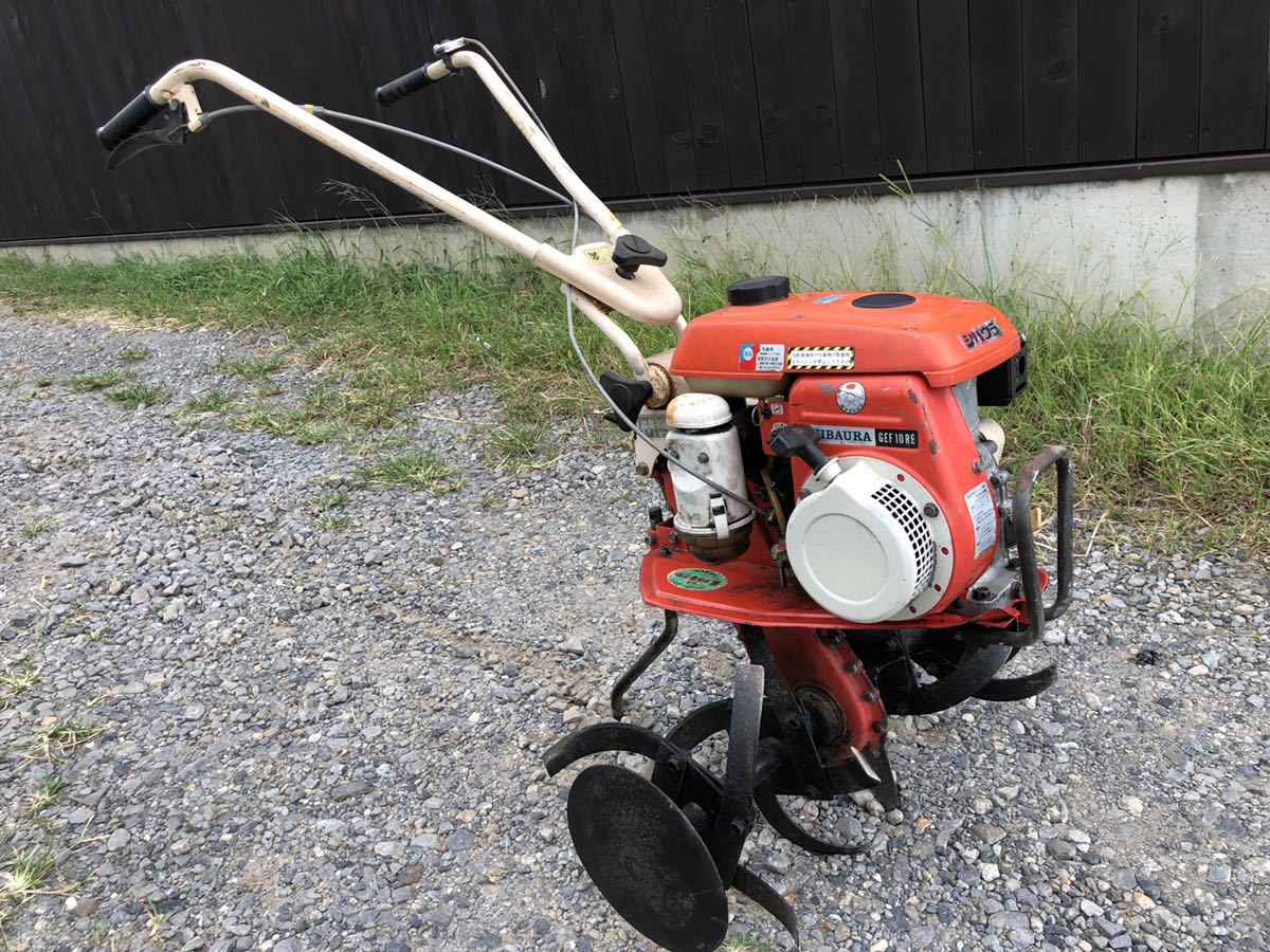 家庭菜園 管理機 耕運機 自走式 シバウラチビ楽240 中古(車体)｜売買 