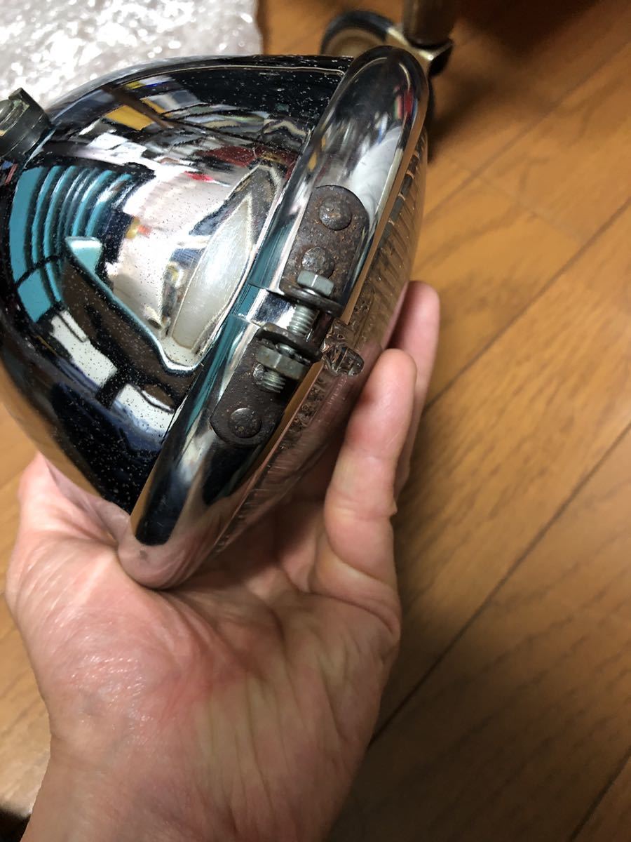 ナックル　パン　ショベル チョッパー　サイドマウント　ヘッドライト　bates BATES ベイツ？ ヘッドライト サイドマウント ビンテージ ナックル