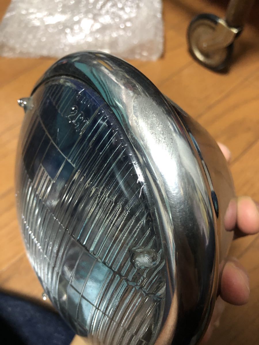 BATES サイドマウント ヘッドライト ベイツ 当時物 ハーレー