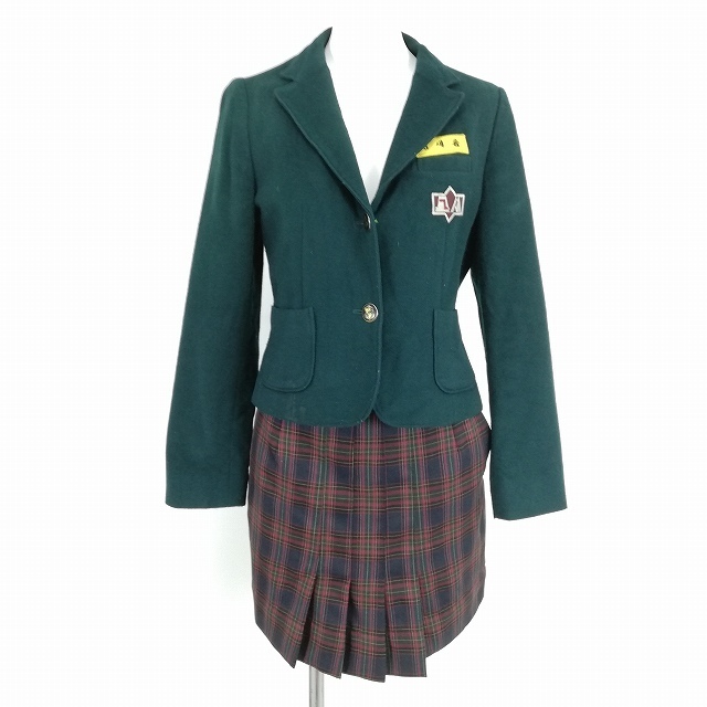 1円 韓国制服 ブレザー マイクロミニスカート 上下2点セット 冬物 長袖 女子 学生服 中学 高校 緑 制服 中古 ランクC KU3707 学生服 売買されたオークション情報 Yahoo オークション 旧ヤフオク の商品情報をアーカイブ公開 - オークファン aucfan com