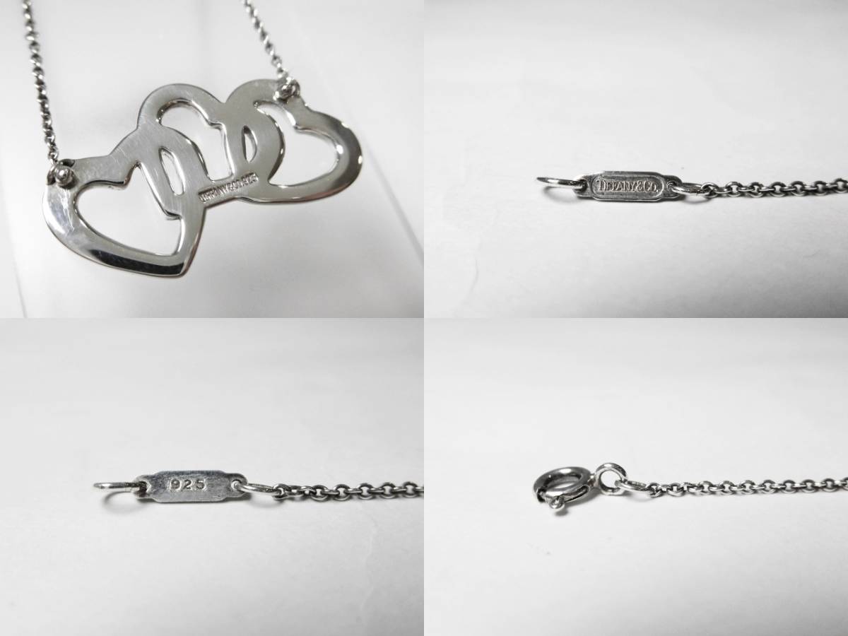 ティファニー TIFFANY&Co. トリプルオープンハート ネックレス SV925 