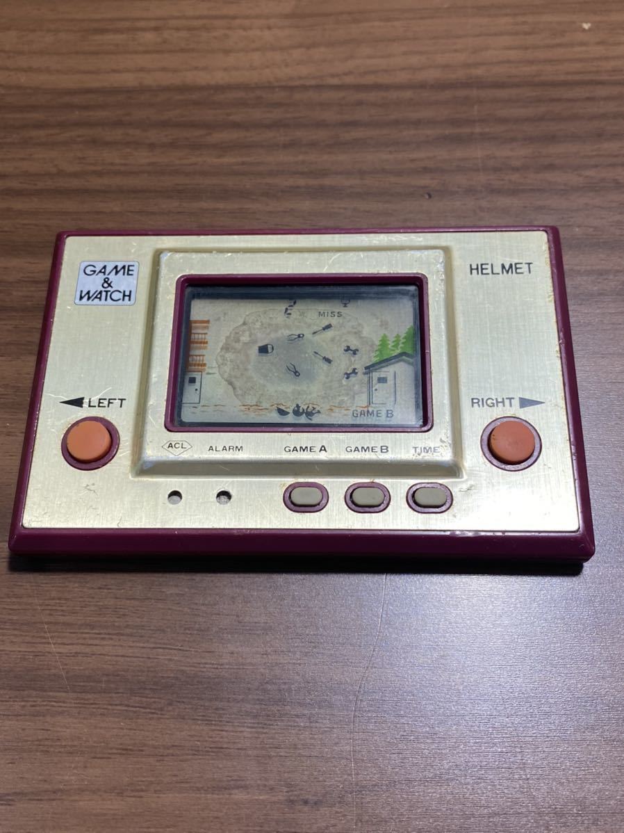 人気，HOT HY02 GAME&WATCH ゲーム&ウォッチ CN-07 ヘルメット 昭和レトロ 任天堂 Nintendo アンティーク ビンテージ 当時物 日本製(ゲームウォッチ)｜売買されたオークション情報、yahooの商品情報をアー ゲームウォッチ