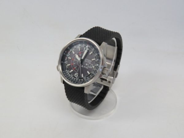 ■hawi8791-1 968 CITIZEN ECO-DRIVE シチズン　エコドライブ　デイト　ラバーベルト　WR200 B877-S015979 メンズウォッチ　稼働