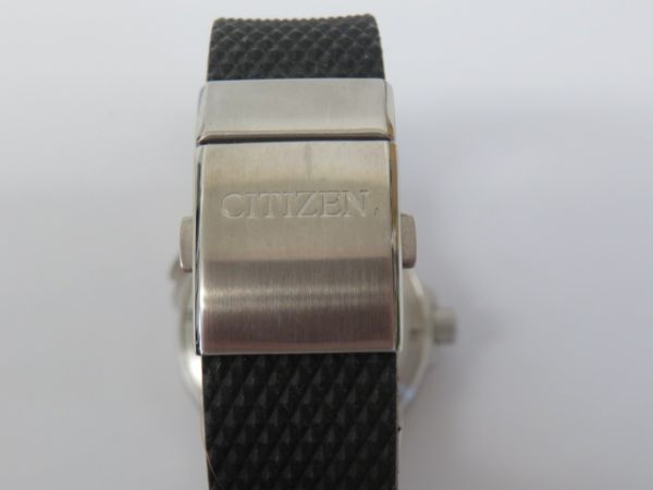 ■hawi8791-1 968 CITIZEN ECO-DRIVE シチズン　エコドライブ　デイト　ラバーベルト　WR200 B877-S015979 メンズウォッチ　稼働