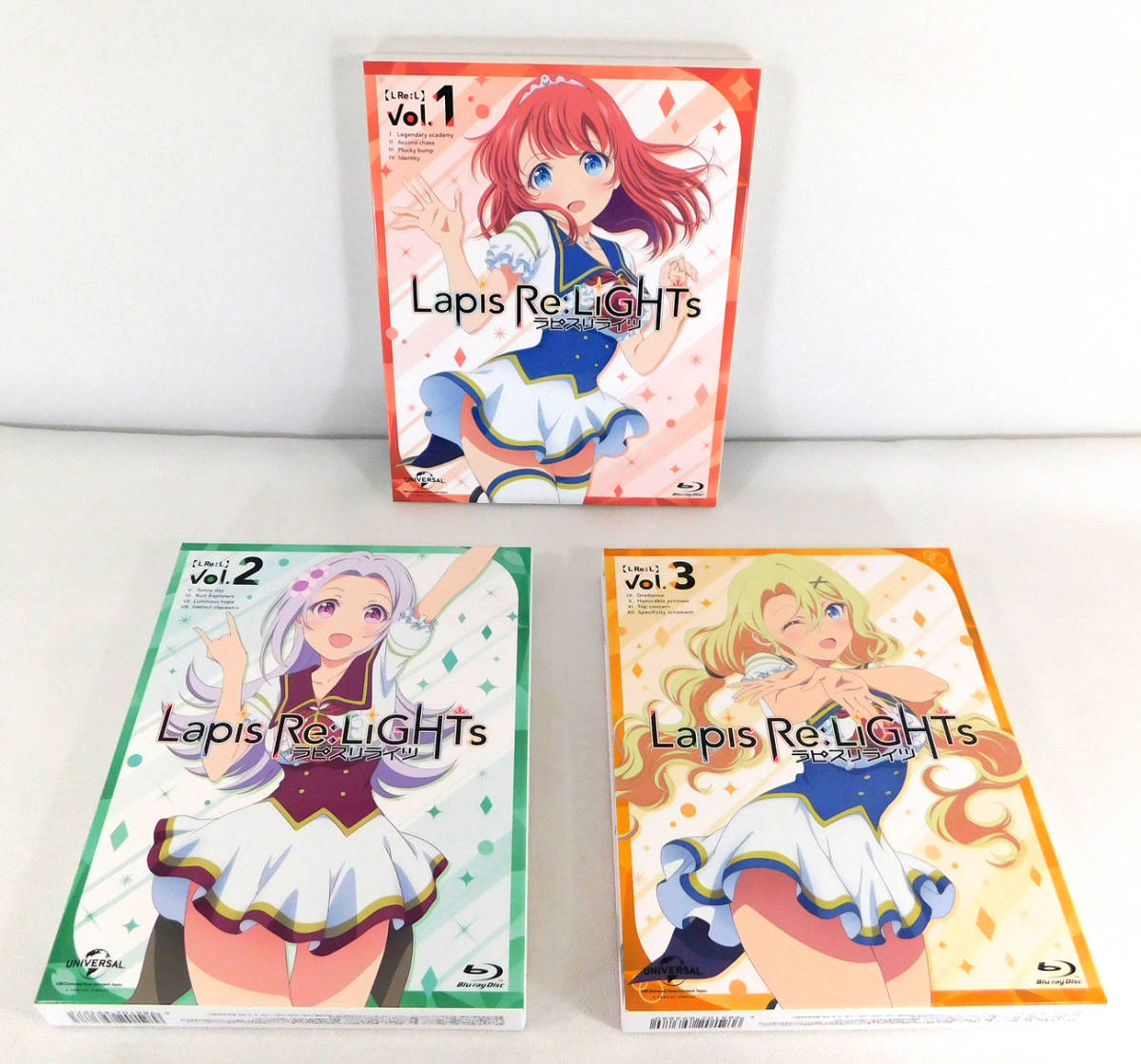 即決】Blu-ray「Lapis Re:LiGHTs ラピスリライツ 全3巻セット 初回限定 