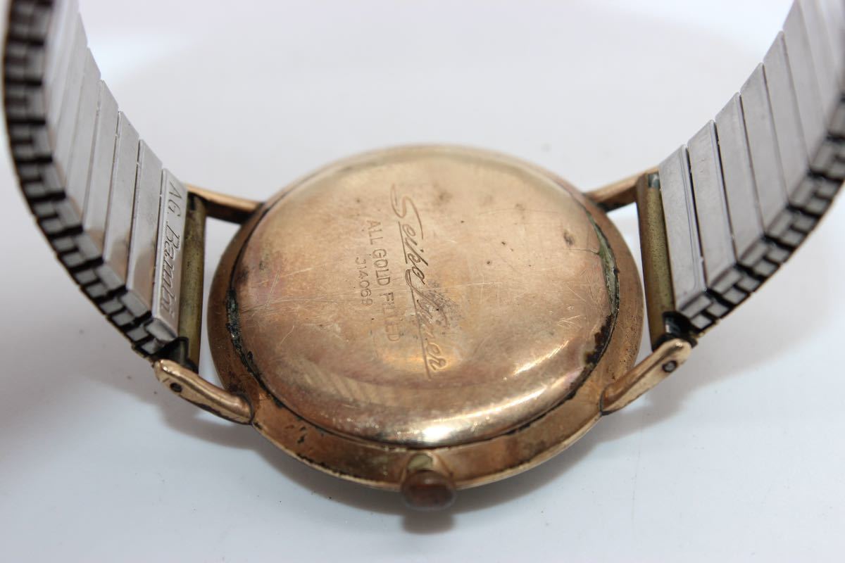 SEIKO LINER セイコー 手巻き メンズ腕時計 手巻き腕時計 稼働中 