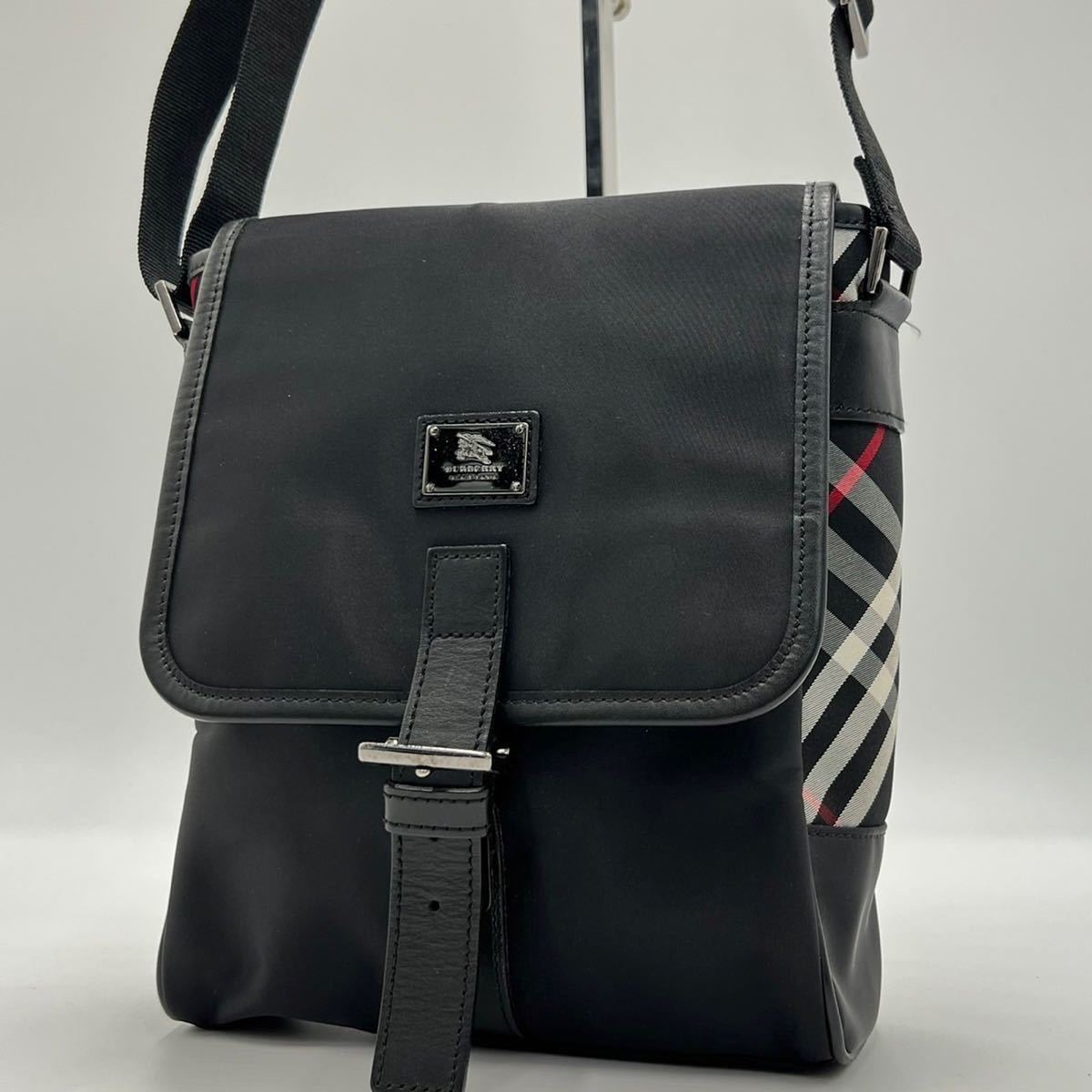 1円 Burberry black label バーバリーブラックレーベル ショルダー 