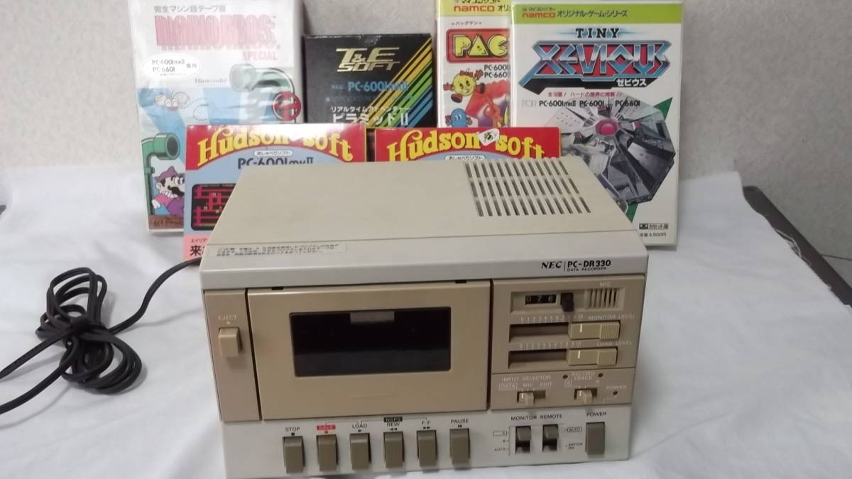 NEC PC-DR330 データレコーダー ゲームソフト付(テープ装置)｜売買され 