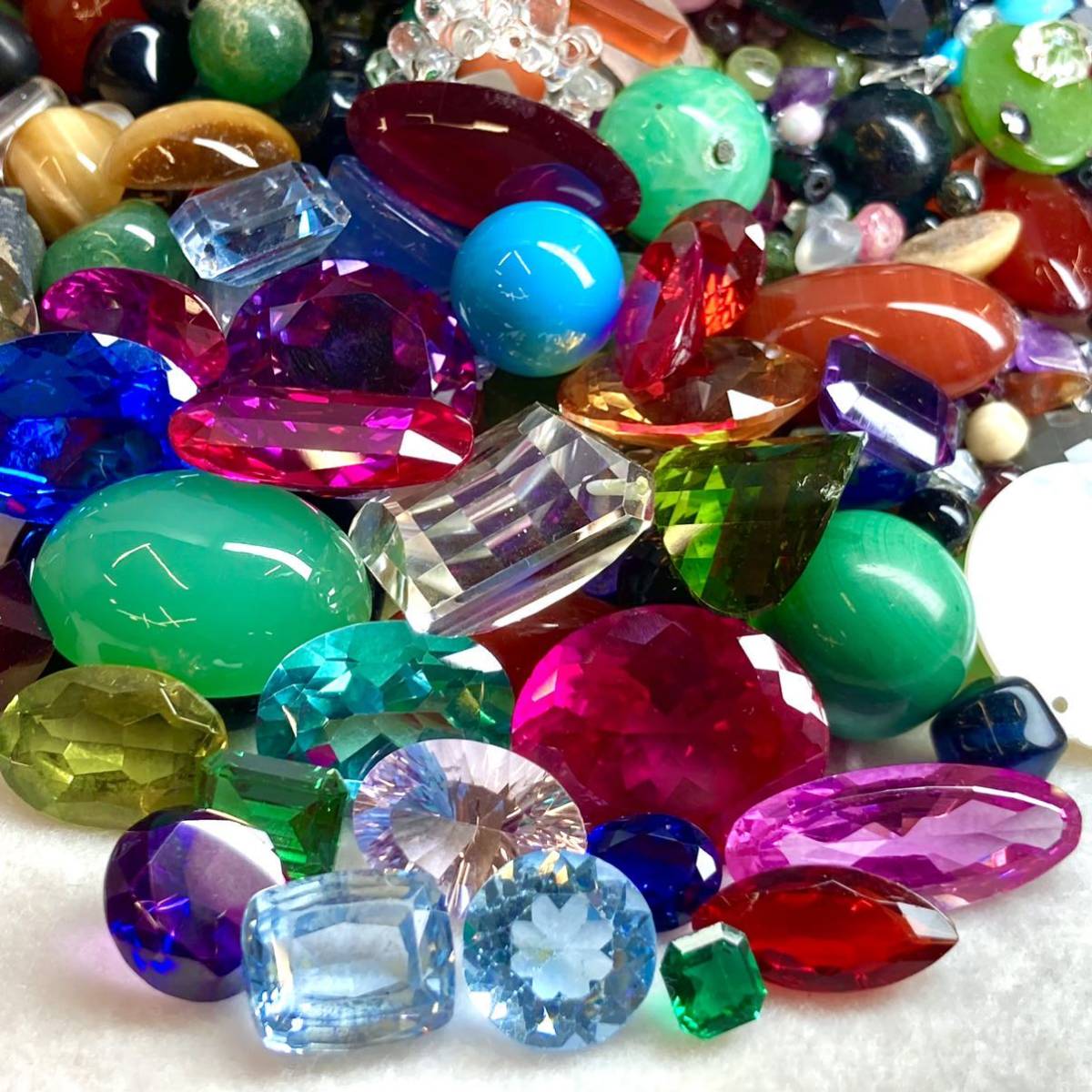 W*E様 まとめ売り　真珠　翡翠　オパール ガーネット アメジスト他 20点 大量3000ct!!□色石おまとめ□クォーツ 翡翠 カメオ 珊瑚 アメジスト
