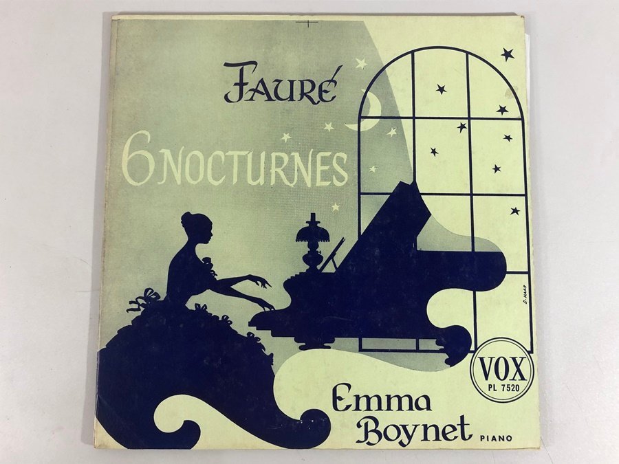 【赤字超特価，安い】 洗浄済 LP 米VOX PL7520 エンマ ボワネ / フォーレ 夜想曲集 1B/1A(器楽)｜売買されたオークション情報、yahooの商品情報をアーカイブ公開 - オークファン 器楽