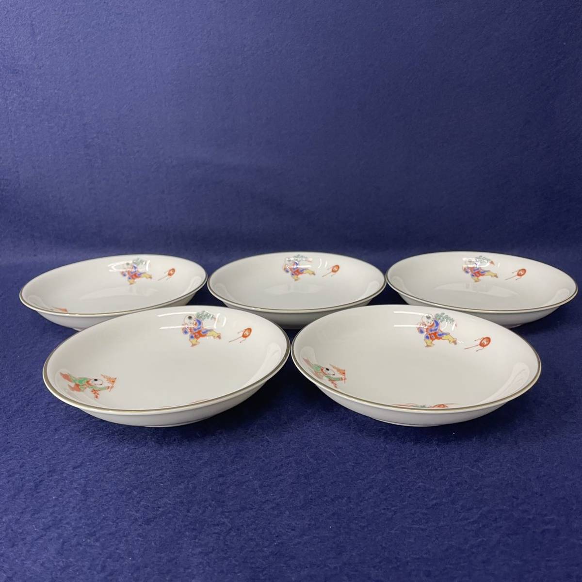 有田焼 深川製磁 錦唐子 取皿 小皿 5客セット 美品(深川製磁)｜売買  