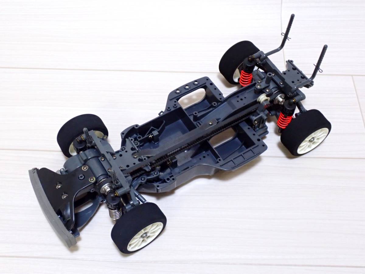 TA03F カーボンシャーシ タミヤ TA03F-PRO カーボン シャーシ アルミ・オプションパーツ多数付